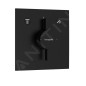SANITINO - Set de douche avec mitigeur et corps encastré hansgrohe, accessoires kielle, noir mat SANI21HKK401