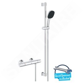 Grohe Precision Trend - Set de douche avec thermostat, 3 jets, chrome 34855003