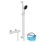 Grohe Precision Trend - Set de douche avec thermostat, 3 jets, chrome 34855003 Grohe Precision Trend - Set de douche avec thermostat, 3 jets, chrome 34855003