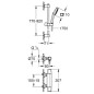 Grohe Precision Trend - Set de douche avec thermostat, 3 jets, chrome 34855003 Grohe Precision Trend - Set de douche avec thermostat, 3 jets, chrome 34855003
