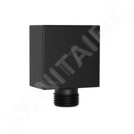 SANITINO - Set de douche avec mitigeur et corps encastré hansgrohe, accessoires kielle, noir mat SANI21HKK401