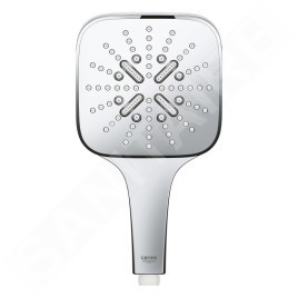Grohe Rainshower SmartActive Cube - Set de douche de tête 130, 3 jets, barre 600 mm et flexible, chrome 26583000