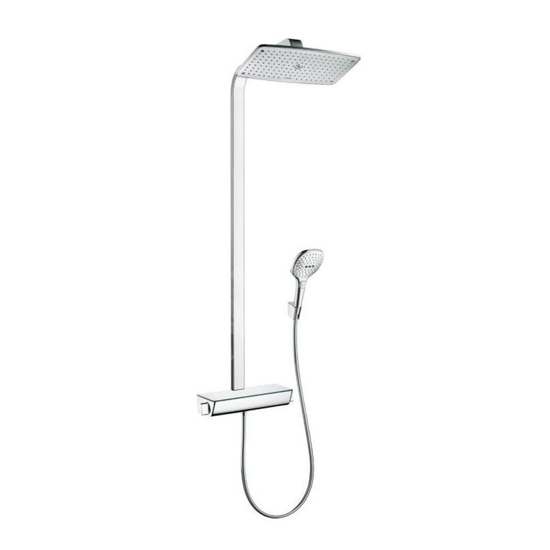 Hansgrohe Raindance Select E - Set de douche Showerpipe 360 avec thermostat, EcoSmart 9 l/min, chrome 27286000 Hansgrohe Raindance Select E - Set de douche Showerpipe 360 avec thermostat, EcoSmart 9 l/min, chrome 27286000