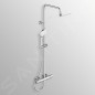 Ideal Standard CeraTherm - Colonne de douche T100 avec thermostat, 200 mm, 3 jets, chrome A7240AA