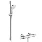Hansgrohe Croma Select S - Set de douche avec thermostat Ecostat, 2 jets, chrome 27833400 Hansgrohe Croma Select S - Set de douche avec thermostat Ecostat, 2 jets, chrome 27833400