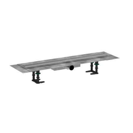 Hansgrohe RainDrain Compact - Caniveau de douche 70 cm, avec grille, acier inoxydable brossé 56164800