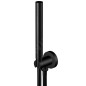 Steinberg 100 - Ensemble la pommeau de douche, support et flexible, noir mat 100 1670 S