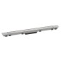 Hansgrohe RainDrain Match Plus - Caniveau de douche 80 cm, avec grille, acier inoxydable brossé 56215800