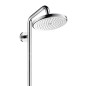 Hansgrohe Croma 220 - Set de douche Showerpipe avec thermostat, 220 mm, 1 jet, chrome 27185000