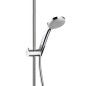 Hansgrohe Croma 220 - Set de douche Showerpipe avec thermostat, 220 mm, 1 jet, chrome 27185000