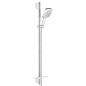 Grohe Rainshower SmartActive Cube - Set de douche de tête 130 9,5 l/min, 3 jets, barre 900 mm et flexible, chrome 26587000
