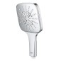 Grohe Rainshower SmartActive Cube - Set de douche de tête 130 9,5 l/min, 3 jets, barre 900 mm et flexible, chrome 26587000