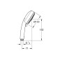 Grohe Tempesta Cosmopolitan - Douchette, 3 jets, chrome 27572002