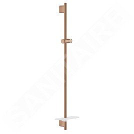 Grohe Rainshower SmartActive - Barre de douche avec tablette, 900 mm, Warm Sunset brossé 26603DL0