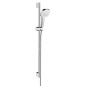Hansgrohe Croma Select E - Set de douche Vario EcoSmart 9l/min 0,90m, blanc/chrome 26593400