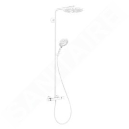 Hansgrohe Raindance Select S - Colonne de douche thermostatique Showerpipe, 1jet, blanc mat 27633700