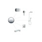 Hansgrohe Raindance Select E - Set de douche Showerpipe 300 avec thermostat ShowerTablet Select, 3 jets, chrome 27127000