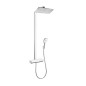 Hansgrohe Raindance Select E - Set de douche avec thermostat, 360 mm, blanc/chrome 27112400