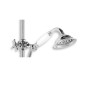 Novaservis Sets de douche - Colonne de douche Retro avec barre, douche à main, flexible et support, chrome KITRETRO,0