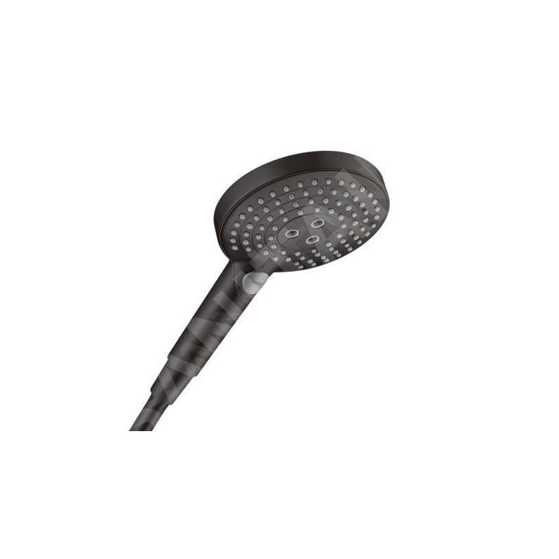 Hansgrohe Raindance Select S - Pommeau de douche 120, 3 jets, EcoSmart, noir mat 26531670