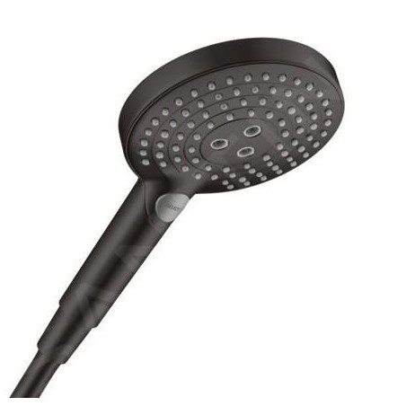 Hansgrohe Raindance Select S - Pommeau de douche 120, 3 jets, EcoSmart, noir mat 26531670