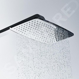 Hansgrohe Raindance Select - Mitigeur thermostatique de baignoire Showerpipe 360 avec accessoires, blanc/chrome 27113400
