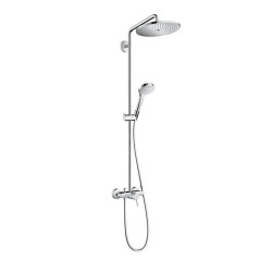 Hansgrohe Croma Select S - Set de douche Showerpipe 280 avec mitigeur, chrome 26791000