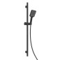 kielle Vega - Set de douchette, barre de douche et flexible, noir mat 20418SE4