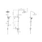 kielle Oudee - Set de douche avec inverseur, 228 mm, 3 jets, noir mat 20602034 kielle Oudee - Set de douche avec inverseur, 228 mm, 3 jets, noir mat 20602034