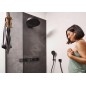 Hansgrohe Rainfinity - Pommeau de douche 130, 3 jets, EcoSmart, noir mat 26865670