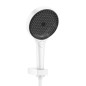 Hansgrohe Rainfinity - Ensemble de pommeau de douche 130, support de douchette et flexible 1,6 m, blanc mat 26851700