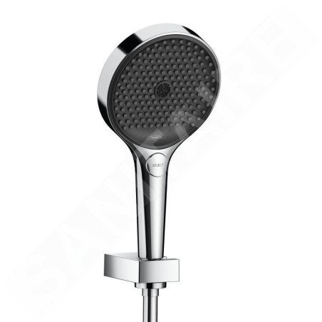 Hansgrohe Rainfinity - Ensemble de pommeau de douche 130, support de douchette et flexible 1,25 m, chrome 26852000