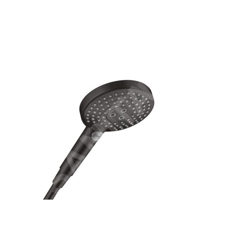 Hansgrohe Raindance Select S - Pommeau de douche 120, 3 jets, noir mat 26530670