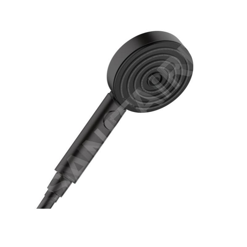 Hansgrohe Pulsify Select - Pommeau de douche Activation 105, 3 jets, EcoSmart, noir mat 24101670