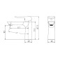 Novaservis Nobless Tina - Mitigeur de lavabo, chrome 38001/1,0