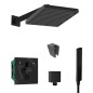 SANITINO - Set de douche avec mitigeur et corps encastré hansgrohe, accessoires kielle, noir mat SANI21HHK401 SANITINO - Set de douche avec mitigeur et corps encastré hansgrohe, accessoires kielle, noir mat SANI21HHK401