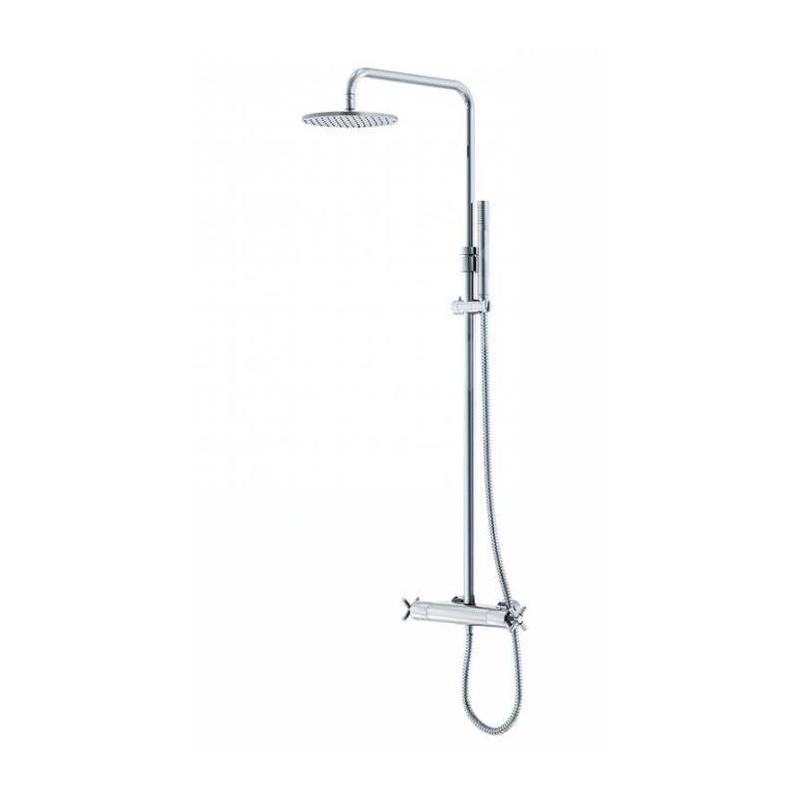 Steinberg 250 - Ensemble de douche avec thermostat, diamètre 200 mm, chrome 250 2721 Steinberg 250 - Ensemble de douche avec thermostat, diamètre 200 mm, chrome 250 2721