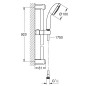 Grohe Tempesta New - Colonne de douche, 3 jets, chrome 28789002