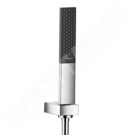 Hansgrohe Rainfinity - Ensemble de pommeau de douche 130, support de douchette et flexible 1,6 m, chrome 26856000
