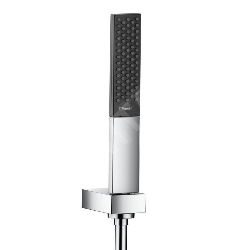 Hansgrohe Rainfinity - Ensemble de pommeau de douche 130, support de douchette et flexible 1,6 m, chrome 26856000
