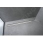 Hansgrohe RainDrain Match - Caniveau de douche linéaire avec grille en inox 800, avec cadre réglable en hauteur, chrome 56038000