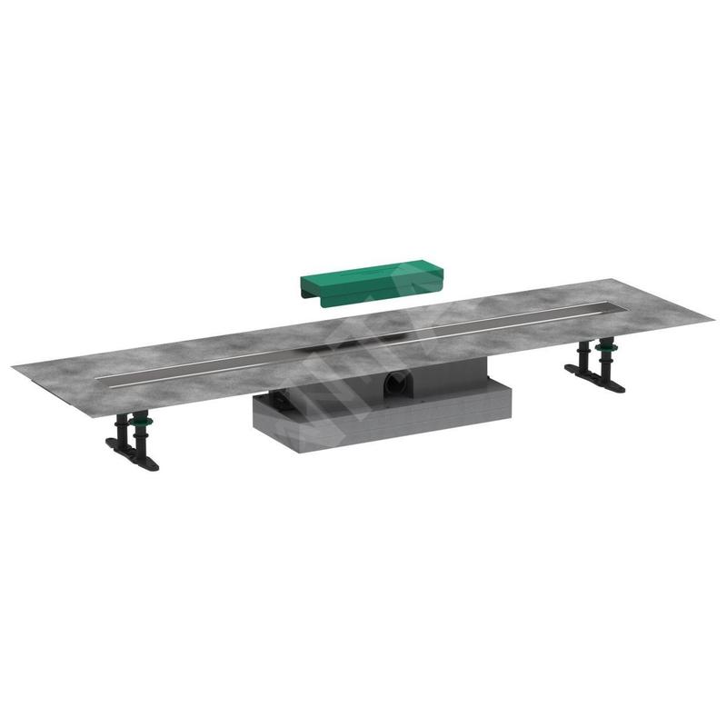 Hansgrohe uBox universal - Ensemble complet pour caniveaux de douche linéaires 1000, pour installation à plat, inox 56020180 Hansgrohe uBox universal - Ensemble complet pour caniveaux de douche linéaires 1000, pour installation à plat, inox 56020180