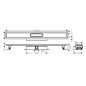 Hansgrohe uBox universal - Ensemble complet pour caniveaux de douche linéaires 1000, pour installation à plat, inox 56020180 Hansgrohe uBox universal - Ensemble complet pour caniveaux de douche linéaires 1000, pour installation à plat, inox 56020180