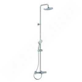 Ideal Standard CeraTherm - Set de douche avec thermostat de baignoire, diamètre 200 mm, 3 jets, chrome A7590AA