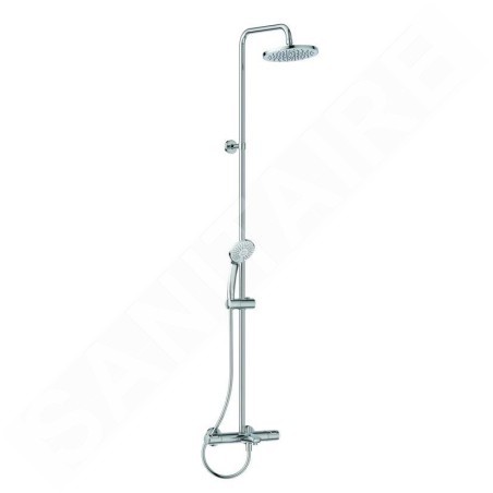 Ideal Standard CeraTherm - Set de douche avec thermostat de baignoire, diamètre 200 mm, 3 jets, chrome A7590AA
