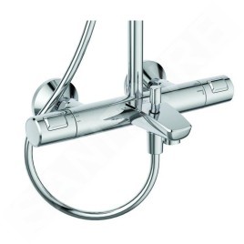 Ideal Standard CeraTherm - Set de douche avec thermostat de baignoire, diamètre 200 mm, 3 jets, chrome A7590AA