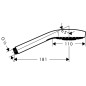 Hansgrohe Croma Select S - Douchette Multi, blanc/chrome 26800400 Hansgrohe Croma Select S - Douchette Multi, blanc/chrome 26800400