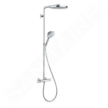 Hansgrohe Raindance Select S - Set de douche avec thermostat, 240 mm, 2 jets, chrome 27129000