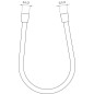 Ideal Standard Archimodule - Flexible de douche Idealflex 1,6 m, chrome A3330AA Ideal Standard Archimodule - Flexible de douche Idealflex 1,6 m, chrome A3330AA