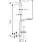 Hansgrohe Raindance Select S - Colonne de douche 120 3jet P, 900 mm, chrome 27667000